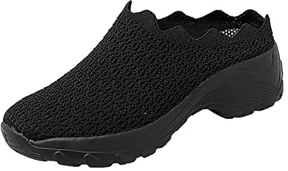Ciabatte Ortopediche Donna Estive Sneakers Cuscino D'aria Casual Passeggio Comode Traspiranti Antiscivolo In Rete Piatto Scarpe Zoccoli Sabot Pantofole Walking Trekking Dimagrante Larghi Punta Chiusa