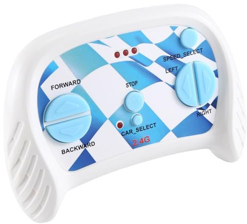 Verklsfuly Voiture Électrique pour Enfants 2,4 G Bluetooth Télécommande, pour Enfants Pièces de Rechange de Véhicule Électrique Accessoires Contrôle Bleu