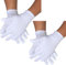 ledytdggu 2-Paare Weiße genähte Handschuhe für formelle Smokings, Weihnachten, Karneval, Halloween, Fasching, Verkleidung, Theater，Schützenfest Polizeibegleiter Parade