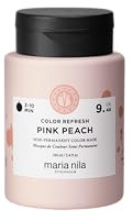 Maria Nila Colour Refresh, Pink Peach 100 ml, Maschera per capelli Dai Toni Rosa-Pesca Caldi, Pigmenti Semi-Permanenti, Prodotto 100% Vegano e Senza Solfati/Parabeni