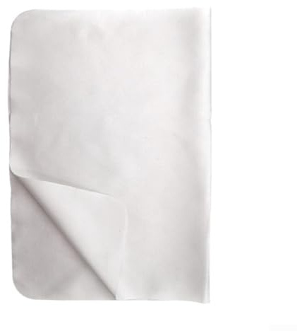 TDCuizent Antistatisk mikrofiber rengöringsduk för vinyl LP skivspelare 5-pack skivrengöringsduk för fonograf och CD-spelare 24 x 6,5 cm (vit)