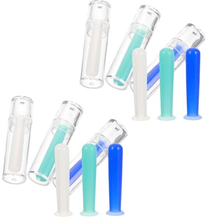 GAROZATION 12pcs Hard Contact Lens Plunger Remover Tool with Soft Rubber Tip for Monthly and Daily Lens, Universal Fit Design with Seamless Insertion and Removal, for Office Use