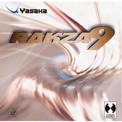 Yasaka Rakza 9 Table Tennis Rubbers (Red, 2.0 MM)