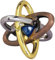 Bits and Pieces - EZ Atom Metal Marble Puzzle - Brainteaser