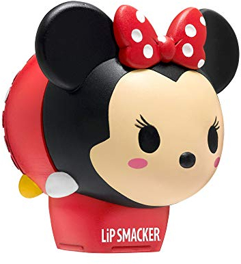 Lip Smacker - Tsum Tsum Collection - Minnie Mouse Lip Balm for Kids - Strawberry Flavour - Sweet Gift for Your Friends - Single Pack