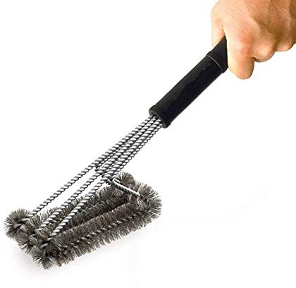 Grillbürste, PePeng Grill Bürste mit Extra Langer Griff, Edelstahl Borsten für Grill BBQ
