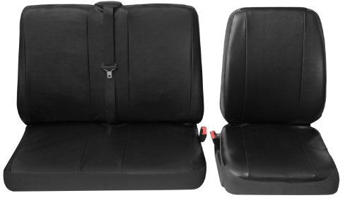 Cartrend 60259 Premium Sitzbezug-Komplettset für Transporter, Kunstleder