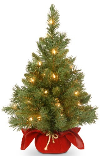 National Tree Company 24in Pre-Lit Majestic Fir Mini Christmas Tree