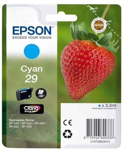 Epson c13t29824010 Tintenpatrone blau
