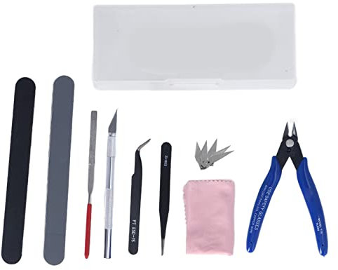 Kit D'outils D'imprimante 3D, Kit D'outils de Modèle en Acier allié Pince Pince à épiler Fichier Couteau à Découper Ensemble D'outils D'artisanat pour L'impression 3D Bricolage