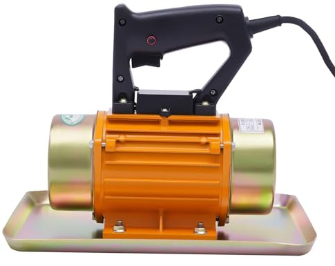 Vibrador eléctrico de hormigón de 250 W, compactador de hormigón, monofásico, plano, vibrador, motor vibratorio, fuerza vibratoria, compactador de hormigón, 3500 rpm, 200 kg