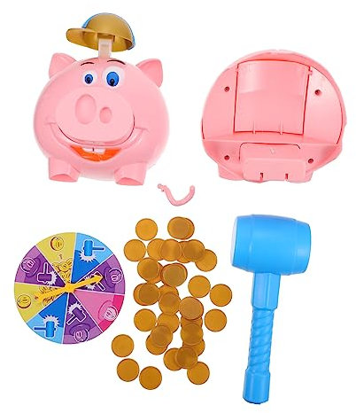 Milisten Salvadanaio Porcellino Creativo in Materiale Durevole Design Cartone Animato Adorabile Gioco Interattivo Per Ragazzo Ragazza Ragazza Cassa Soldi Risparmio Divertente