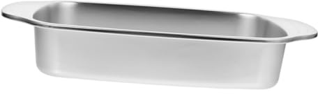 Cabilock Stainless Steel Roasting Pan Rectangular Tray Large Flat Design for Fish and Seafood Cooking Suitable for Home and Commercial Use Compatible with Induction Cookers Catering Baking