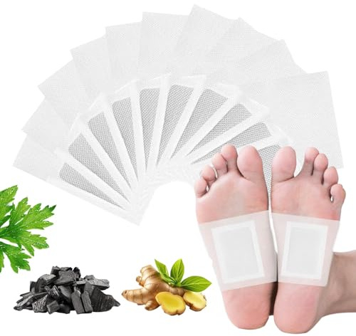 80 Pièces Parches Detox Pies Naturales, Parches Detox Pies, Parches Adelgazar, Para Eliminan Toxinas, Mejoran El Sueño, Alivian Estrés y Fatiga, Activan La Circulación