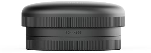 Urth Fyrkantigt Objektivskydd i Aluminium: Kompatibelt med Fujifilm X100 (V/VI) — Metallskydd med adapterring och objektivlock (Svart)