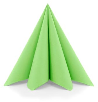 Sovie HOME Serviette in APFELGRÜN aus Linclass Airlaid, 40 x 40cm, 1/4 Falz, 12 Stück, hochwertige stoffähnliche Einweg-Servietten für Dinner, Feier, Event