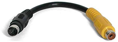 STARTECH 6IN S-VIDEO TO COMPOSITE VIDEO ADAPTER CABLE
