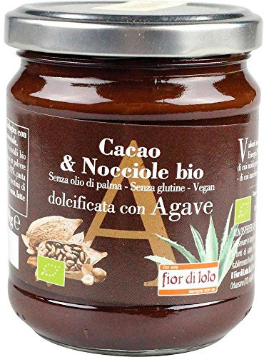 Fior di Loto Crema spalmabile cacao e nocciole dolcificata con agave