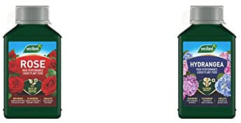 Westland 20100440 Rose High Performance Liquid Plant Food 1 Litre & 20100444 Hydrangea High Performance Liquid Plant Food 1 Litre