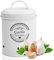 Fangehong 1 Pcs Kartoffel, Zwiebel, Knoblauch Aufbewahrung, kartoffelaufbewarung, Metal Aufbewahrungsboxen Küche, Gemüse Vorratsdose mit Deckel (Knoblauch Weiß)