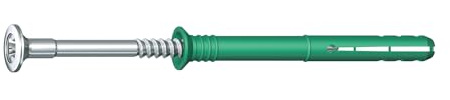 SPAX Nageldübel Typ ND, 8 x 100 mm, 100 Stück, grün - Schnelle Schlagmontage in allen massiven Baustoffen wie Beton, Ziegelsteinen uvm. - 4861080801005