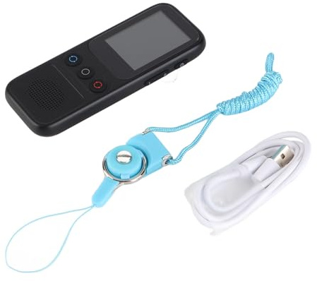 Traductor Instantáneo de Voz Electrónico, Boligrafo Chuleta Inteligente, 2 Pulgadas, 138 Idiomas con Traducción Online y Offline - Reconocimiento de Voz Preciso, Función ChatGPT,