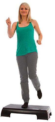 Stepp Brett Stepper Aerobic Studio Fitness Step Board Einteilig