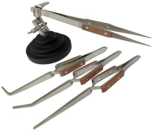 Tercera mano Base Tornillo ajustable de 4 pinzas de soldadura Craft reloj joyeros herramienta