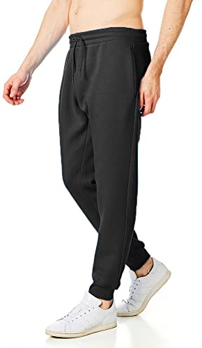 RIPT Essentials RCPNT764 Herren Soft Touch Loungewear-Jogginghose, Schwarz, XL