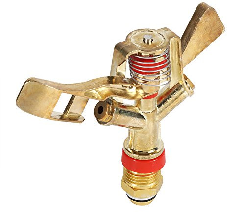 Kikumi 1/2 Inch Connector, Brass Rotating Swinging Arm, Water Spray Nozzle, Garden Irrigation