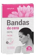 Wachsstreifen für empfindliche Haut, Packung mit 16 Streifen, 2 Stück