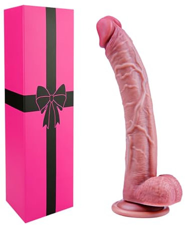 8.5 Inch Soft Silicone Anal Dildo Suction Cup for Women Beginners, 7 Realistic G-Spot Thin Small Gay Dildo Penis with Ball, Vaginal/Anal Butt Plug Strap on Adult Sex Toys Games for Men Women Couples