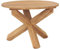LVHUIDEH Garten-Esstisch Ø110x75 cm Massivholz Teak