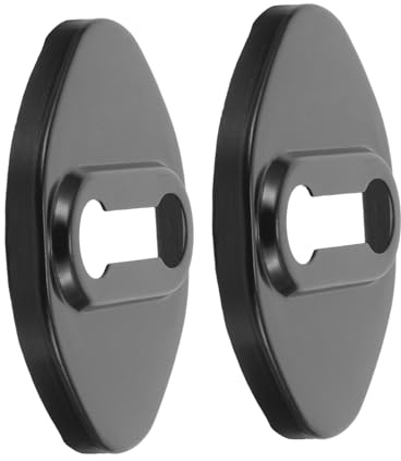Warmhm 2pièces Couvercle De Serrure De Porte De Voiture Remplacement De Couvercle De Serrure De Porte De Camping