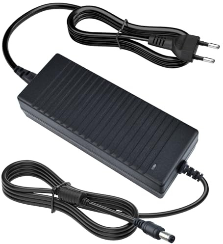 Adaptador de Corriente AC 100-240V a 24V 5A Transformador 120W Fuente de Alimentación Universal con Enchufe de 5.5 x 2.5 mm para Tiras LED, Cámaras, DVD, Pantallas LCD y Otros