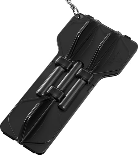 Mission Darts | Force 90 | Moulded Flight/Shaft System | Storage Case | Multiple Colours (Transparent Black)