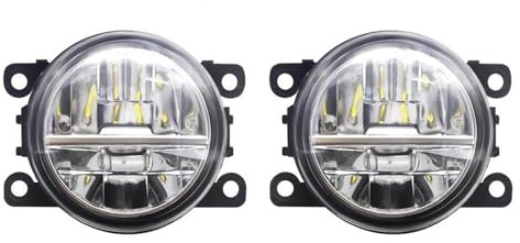 MCQNDS Per Jeep Per Renegade BU 2015-2020 2 Pezzi LED Fendinebbia Gruppo Ottico Faro Fendinebbia Anteriore Auto Luce Di Marcia Diurna DRL 30W (XLM White)