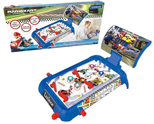 LEXIBOOK, Mario Kart Pinball Electrónico, JG610NILXB