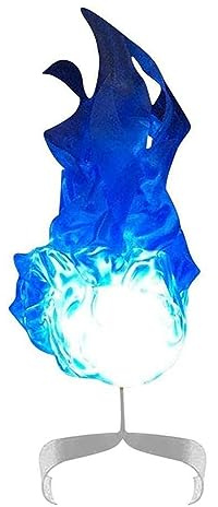 Juyutdey Halloween Magic Fire Ball on the Hand Home LED Decoration Fireball Exquisite Ornaments Party High Guality Blue