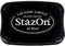 Tsukineko Stazon Unbekannt Stazon 252619 Stempelkissen Schwarz-Jet Black, 9.5 x 6.5 x 1.6 cm