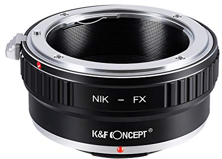 K&F CONCEPT - Adaptador de Enfoque Manual, Compatible con Objetivos Lentes M42 Mount y Cuerpos de Cámara Fujifilm Fuji X-Series X FX Mount, Anillo Adaptador Manual Lens