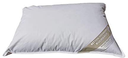 Betten Hofmann Kopfkissen 40x60 cm 250 g Daunen Daunenkissen 100% Neue Daunen, prall gefüllt, waschbar,