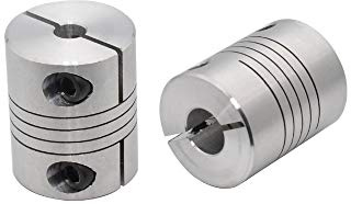 Flexible Wellenkupplung, 5 mm bis 8 mm, 25 mm Länge, 20 mm Durchmesser, Schrittmotor-Leitungsschraube, Kupplung, Gelenkverbinder für 3D-Drucker, CNC, DIY Encoder (OD20 x L25 mm, 5 x 8 mm)