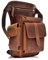 FHUILI Leder Pfeilköcher - Traditionell Leder Hip Köcher - Jagd Schießen Bogenschießen Köcher Zurück Pfeilköcher - für beide Left & Right Hand, Jagen & Archery Sport,A