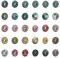nbeads 30 Stück Europäische Perlen, 10mm Natürlicher Indischer Achat Lose Große Loch Stein Perlen Dreadlock Haarperlen Für Charm Armband Schmuckherstellung, Loch: 4mm