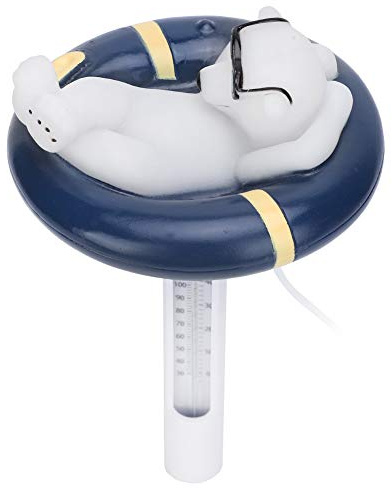 Flytande Pooltermometer, Tecknad Björnstyling Vattentemperaturmätare för Simbassänger Badtunnor Fiskdamm