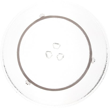 BESTonZON Microwave Turntable Bracket Glass Plate Cover Microwave Oven Plate Replacement Turntable Sturdy Stand