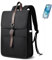 HEROIC KNIGHT Laptop Rucksack Damen, 15,6 Zoll Laptoptasche Business Rucksack Herren mit USB-Anschluss, Elegant Tagesrucksack Frau Schulrucksack Backpack Women für Arbeit Uni Büro Reise, Schwarz