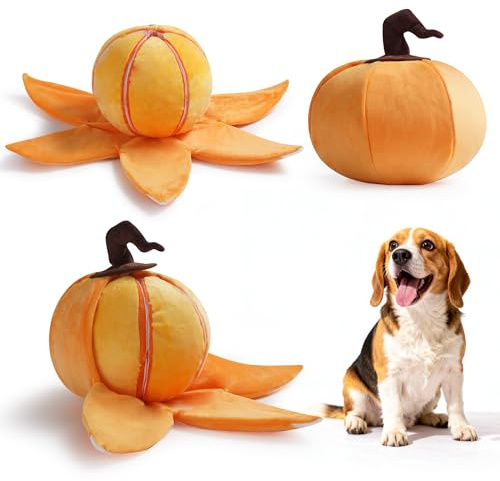 Nocciola 5 en 1 Jouet Intelligence Chien pour Jeu Chien Cache Croquettes | Jouet Chien Occupation Interactif avec Couineur et Papier Froissé, Jeu de Fouille pour Chien et Chiot