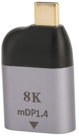 EIMSOAH USB Typ C Till Mini DisplayPort-adapter Liten Plug and Play 8K 60Hz USB C Hane Till Mini Hona för Bärbara Datorer, Surfplattor Lättvikt